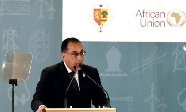File- On behalf of President Abdel Fattah El-Sisi, Egyptian Prime Minister Mostafa Madbouly participated in 2nd Dakar Financing Summit on Thursday