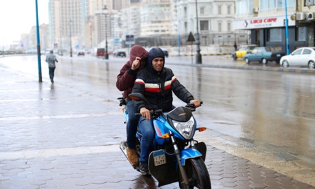 Rainfall in Egypt - File photo